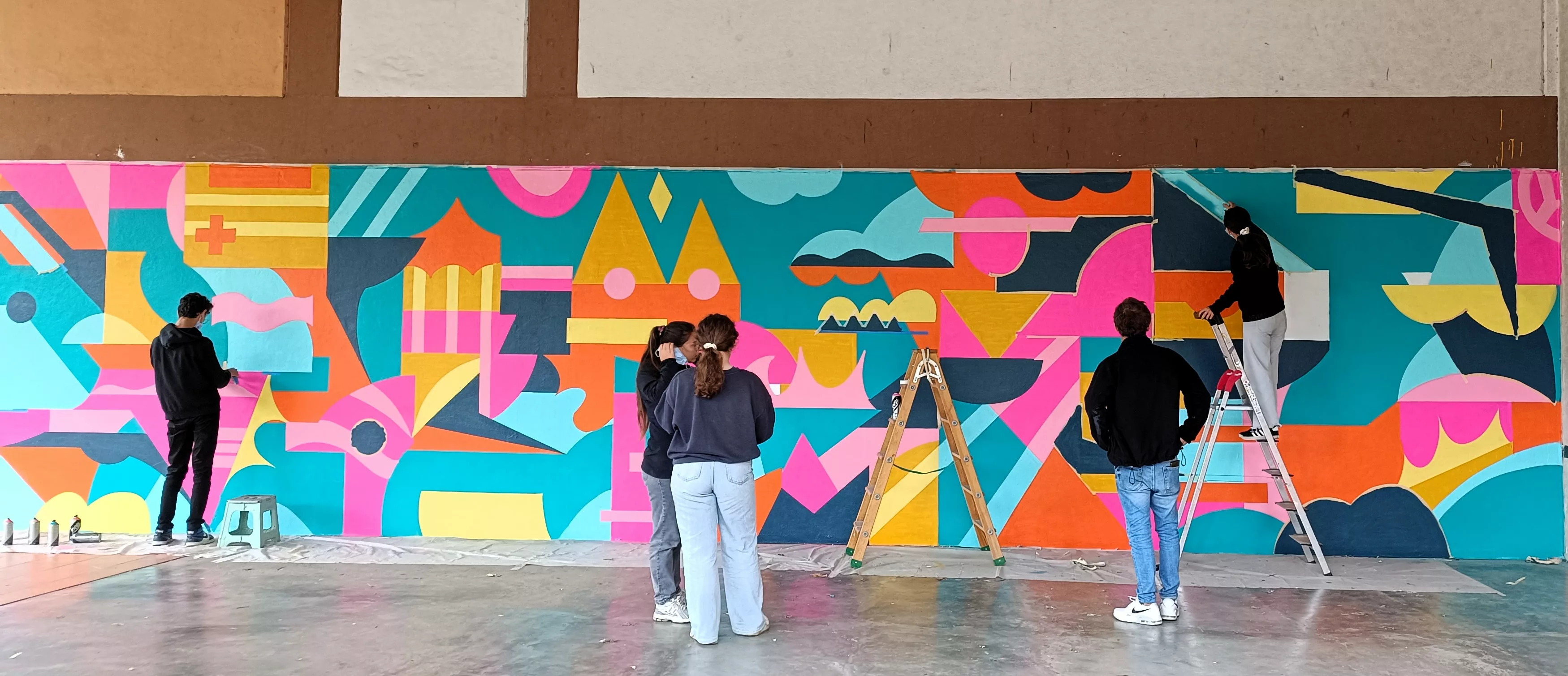 « C&rsquo;était trop bien ! » : atelier Street Art au collège Chantaco de Saint-Jean-de-Luz